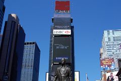 New York City Times Square 06 George M. Cohen Statue At Duffy Square